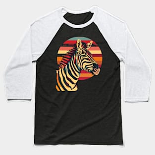 Zebra Natural Predators Baseball T-Shirt